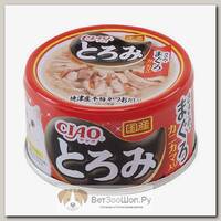 Корм влажный INABA CIAO TOROMI  для кошек, Куриное филе и тунец магуро с добавлением сурими