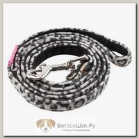 PINKAHOLIC Поводок для собак "Leo Pug", чёрный