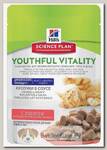 Корм влажный HILLS Science Plan Senior Vitality Mature 7+ для кошек старше 7 лет лосось