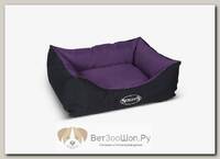 Scruffs Expedition Box Bed Лежак с бортиком водонепроницаемый фиолетовый