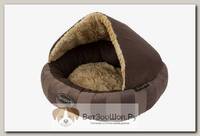 SCRUFFS Лежак с крышей "Aristocat Dome Bed", коричневый