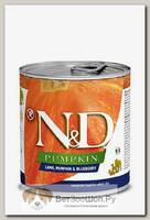 Farmina N&D Pumpkin Adult Консервы с ягненком, тыквой и черникой для взрослых собак