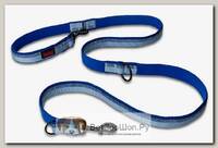 Поводок-перестежка для собак COA "HALTI Double Ended" голубой 200х2.5 см