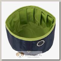 PUPPIA Миска для собак складная, круглая, синяя