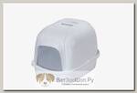 EBI Туалет для кошек закрытый "Эклипс", белый