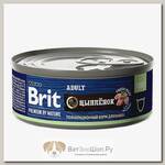 Влажный корм для кошек BRIT Premium by Nature Cat Adult с цыпленком