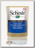 Schesir Влажный корм для кошек с тунцом и окунем