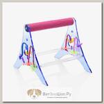 HAPPY BIRD Подставка для птиц, с минеральной жердью и игрушками, 20х18х2.5см
