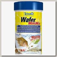 Tetra Wafer Mini Mix корм в виде смеси чипсов двух видов для всех донных рыб и ракообразных
