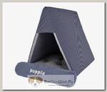 PUPPIA Домик для животных "Wave Check", синий