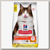 Сухой корм для кошек HILLS Science Plan Adult Digestion Chicken идеальное пищеварение с курицей