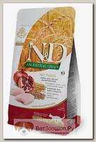 Сухой корм для кошек Farmina N&D Ancestral Grain Neutered курица/гранат