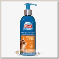 Шампунь-кондиционер Cliny Питание и блеск для короткошерстных кошек