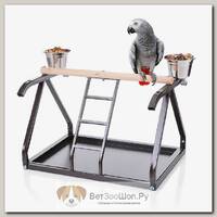 Игровая площадка для птиц SkyRus, шоколад, 50х34.5х38см