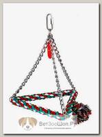 WAGNERS Cotton Triangel Игрушка качели-треугольник из каната  для птиц