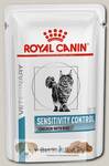 Влажный диетический корм для кошек Royal Canin "Sensitivity Control" курица и рис