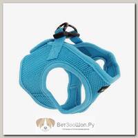 Шлейка для собак PUPPIA "Soft Vest", голубая