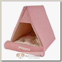 PUPPIA Домик для животных "Wave Check", розовый