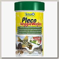 TetraPleco Veggie Wafers корм-пластинки с добавлением цуккини для донных рыб