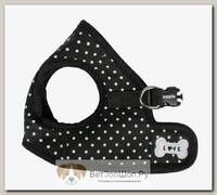PUPPIA Шлейка-жилет для собак "Dotty", чёрная