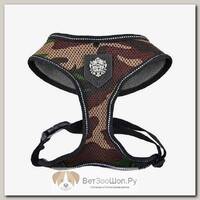 PUPPIA Шлейка для собак утепленная "Thermal Soft", камуфляж
