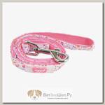 PUPPIA Поводок для собак "Wildflower", розовый, 200х1,5см