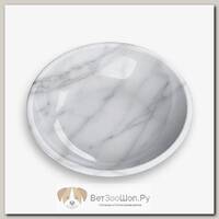 TARHONG Миска для животных "Carrara Marble", белый мрамор, 180мл