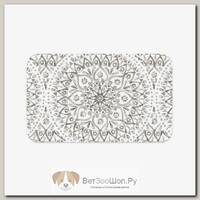 TARHONG Коврик под миски "Boho Medallion", бежевый с рисунком