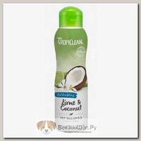 Tropiclean Лайм и кокос шампунь против линьки у собак