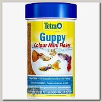 Tetra Guppy Colour Mini Flakes корм в виде мини-хлопьев для гуппи и других живородящих