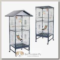 MONTANA Клетка для малых птиц "Villa Casa 60",  Antik-Platinum