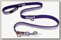 Поводок-перестежка для собак COA "HALTI Double Ended" фиолетовый 200х2.5 см