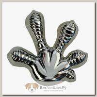 Значок 3D BLUE BUG "Лапка геккона" серебряный