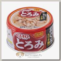 Корм влажный INABA CIAO TOROMI  для кошек, Куриное филе с тунцом магуро и кацуобуси