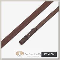 Повод Velociti "Insert Rubber", коричневый