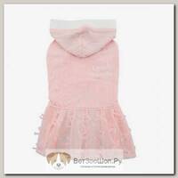 PINKAHOLIC Толстовка для собак с юбкой "Vida", розовая, M (Южная Корея)!