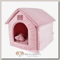 PINKAHOLIC Домик для собак с косточкой "Luna House", розовый