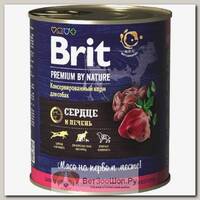 Brit Premium by Nature Консервы для собак сердце и печень