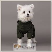 PUPPIA Комбинезон для собак утеплённый "Soft Onesie", хаки