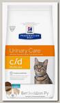 Сухой диетический корм Hills Prescription Diet C/D "Urinary Care" для кошек с рыбой