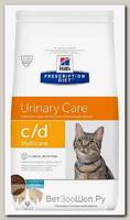 Сухой диетический корм Hills Prescription Diet C/D "Urinary Care" для кошек с рыбой