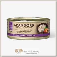 Влажный корм Grandorf для кошек, курица/лосось
